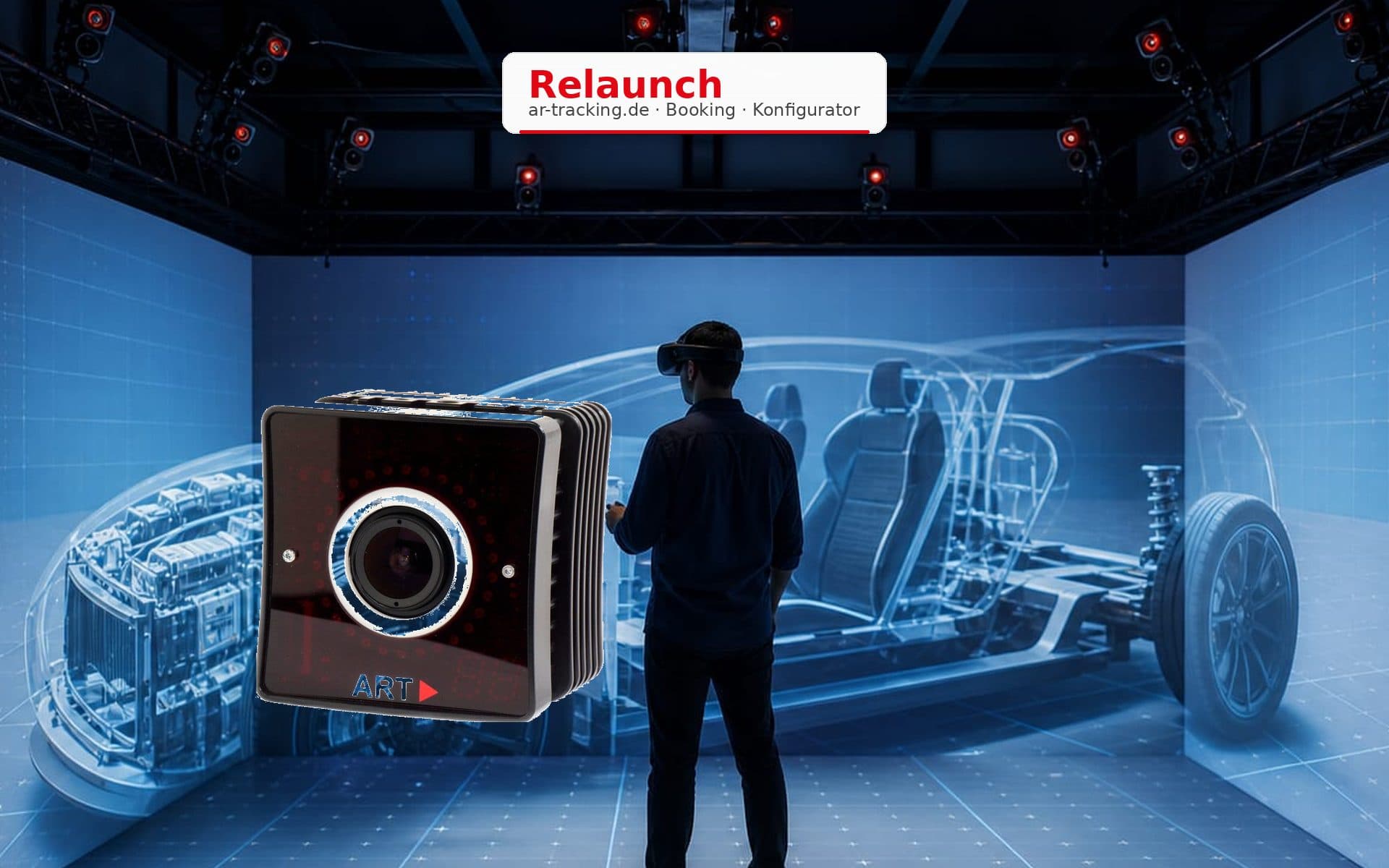 Relaunch von ar-tracking.de — neues Design mit CAVE-Hero, Terminbuchung und Tracking-Konfigurator
