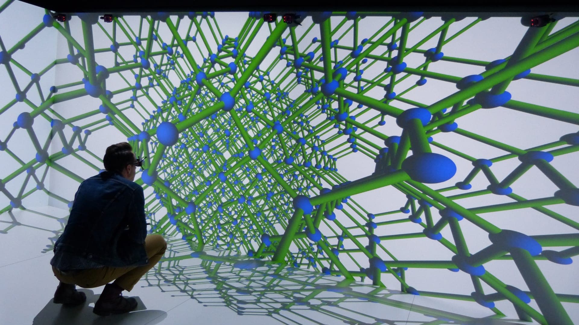 Immersive Simulationsumgebung mit Mechdyne und ART Optical Tracking