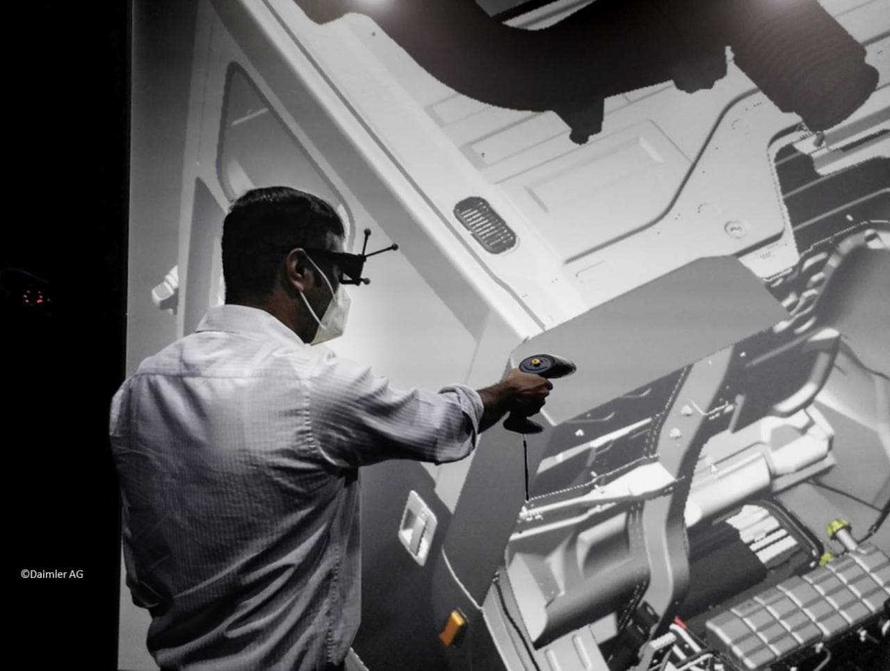 Virtual Reality Center von DICV/BharatBenz in Chennai mit ART Motion Tracking