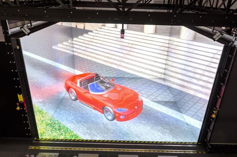Fünfseitiger aixCAVE der RWTH Aachen mit ARTTRACK Motion Tracking