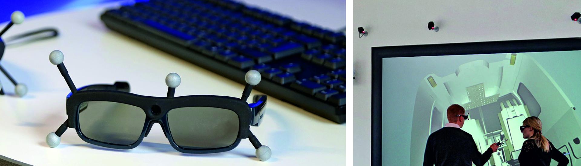 Das ART-Tracking-System ermöglicht virtuelles Training und Unterricht, Zusammenarbeit und virtuelle Designs.