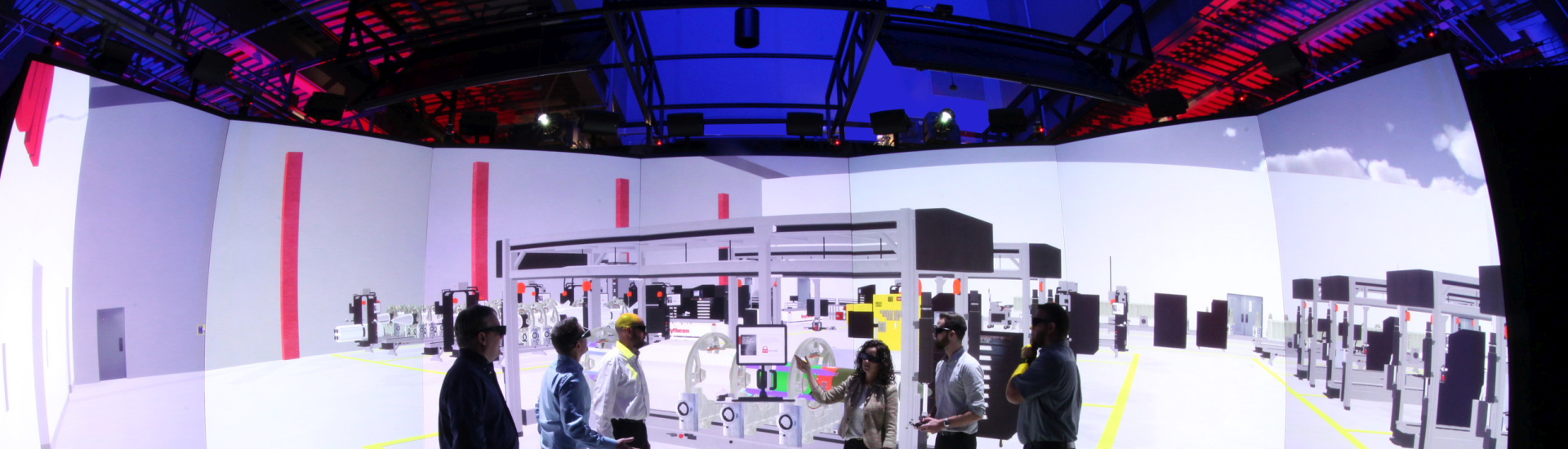 Mechdyne application in a large immersive system