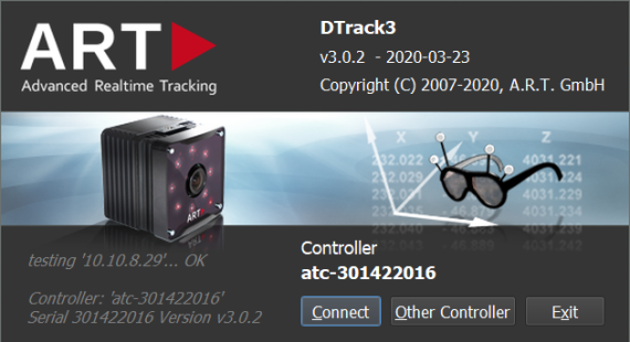 DTrack3 Splash
