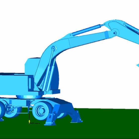 Simulationsanwendungen in Kombination mit VR mit Hilfe eines optischen ART-Tracking-Systems