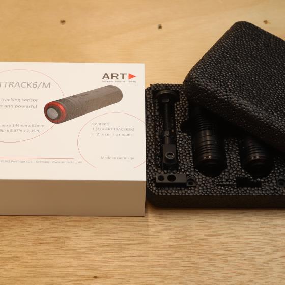 ARTs kleinste Tracking-Kamera ARTTRACK6/M mit Montagezubehör