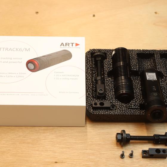 ARTs kleinste Tracking-Kamera ARTTRACK6/M passt in sehr kleine Ecken