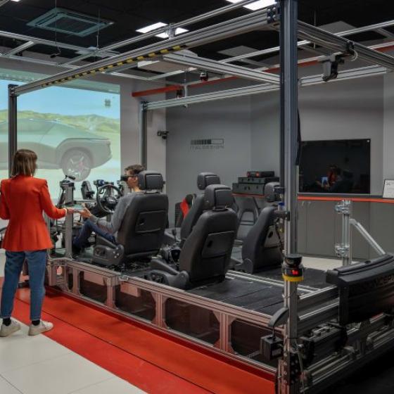 Virtual seating buck